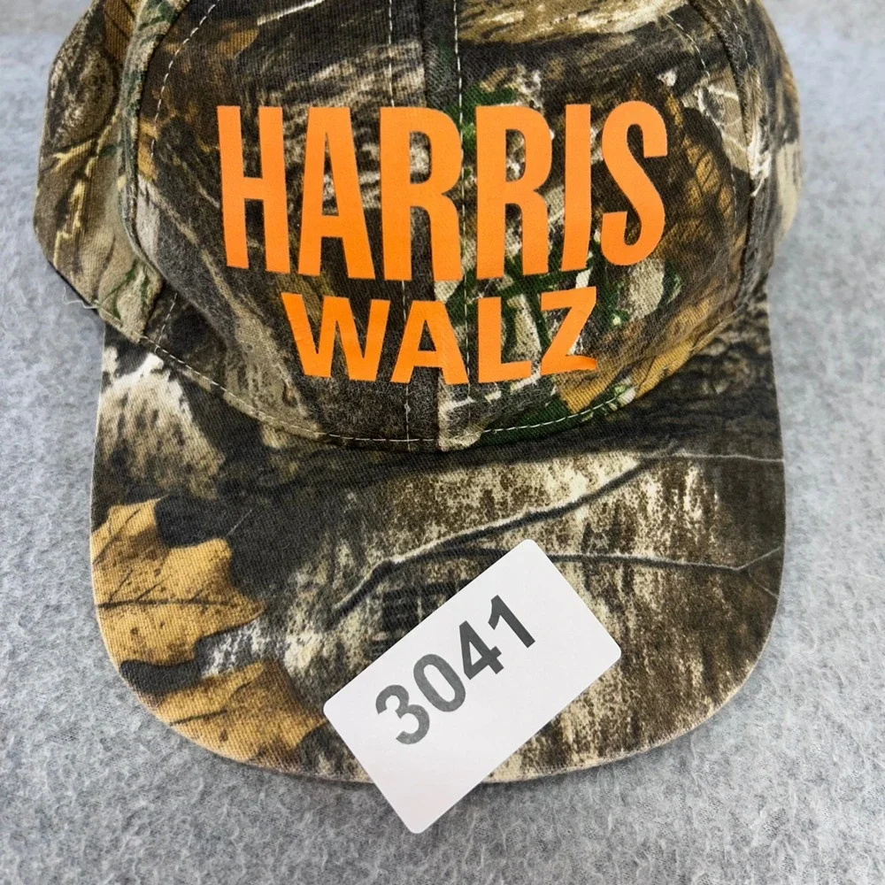 Harris Walz Unisex Camo RealTree Edge Baseball Hat Political Snapback OSFA